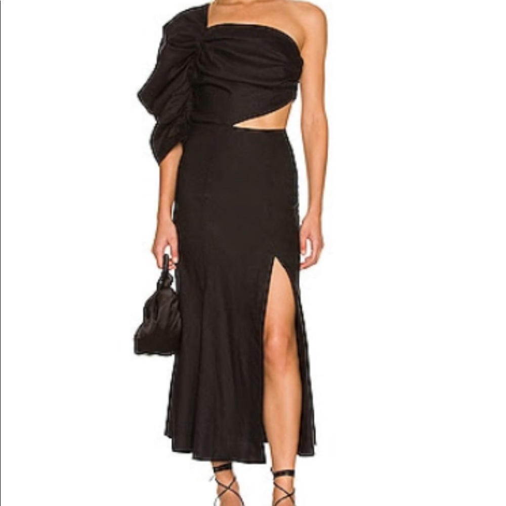 Black Revolve LPA Midi Dress